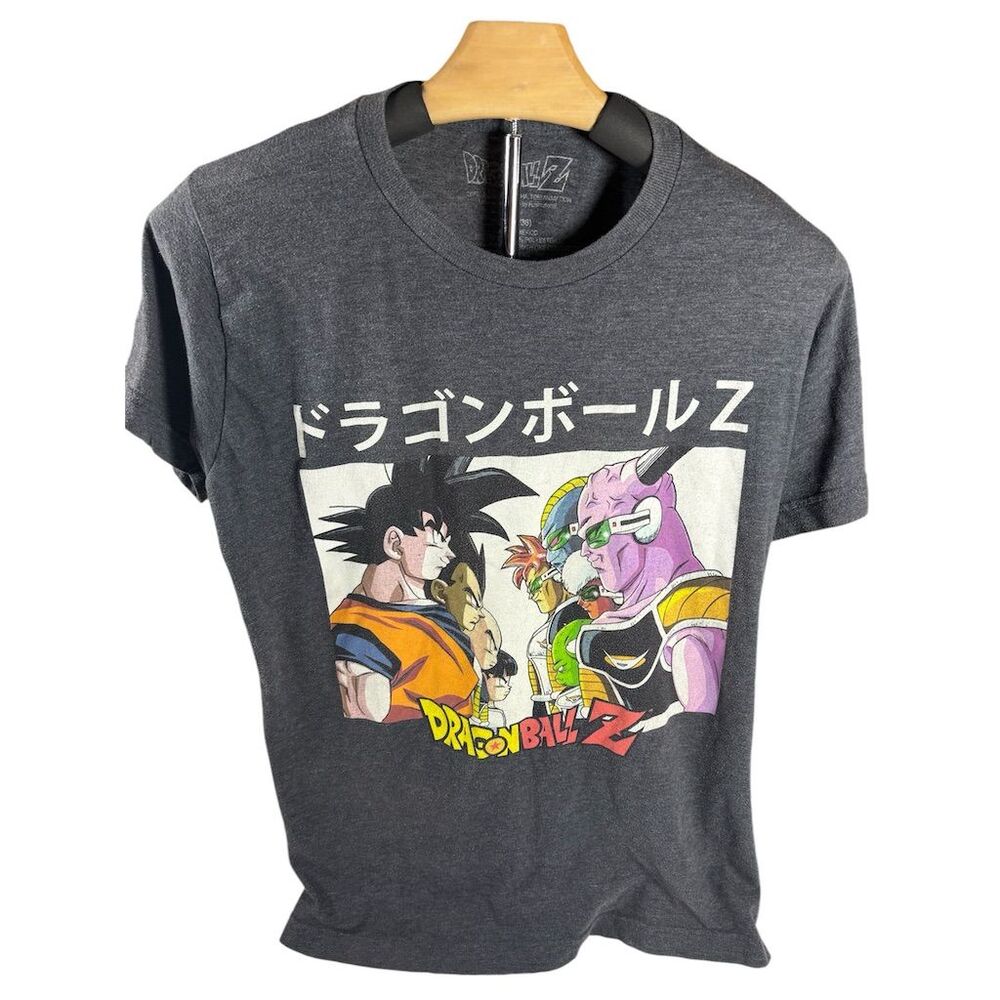 Dragon Ball Z‎ Heroes vs Villains Men's Gray T-Shirt Goku Vegeta M